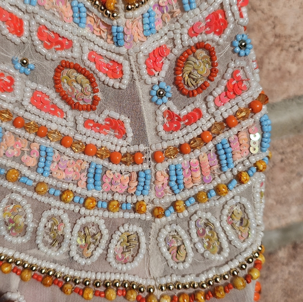 NWT Parker Mariah beaded mini dress - Picture 5 of 13